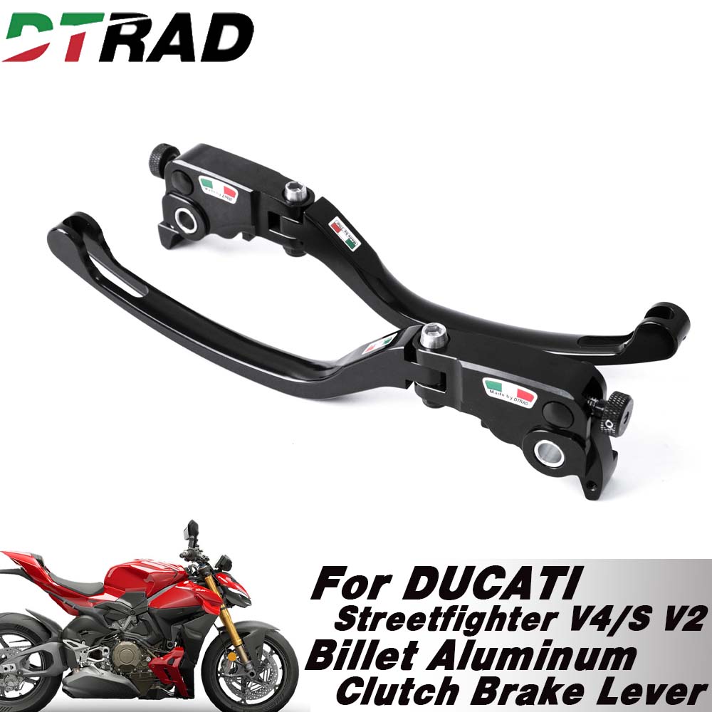 Cnc Aluminum Adjustable Brake Clutch Levers - 두카티 파니갈레/스트리트파이터 V4/S V2 2020-2026 빌렛