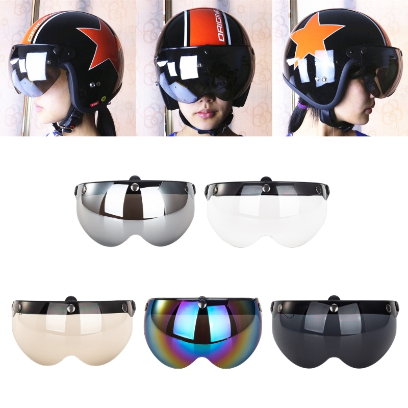 Vintage Open Face Retro Helmet - 유니버설 레트로 3 스냅 빈티지 스쿠터