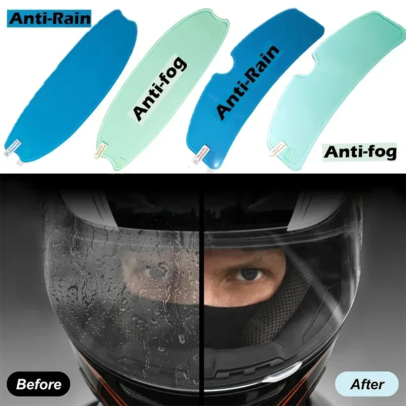 Motorcycle Helmets - 1/4PCS 오토바이 헬멧 투명 패치 필름