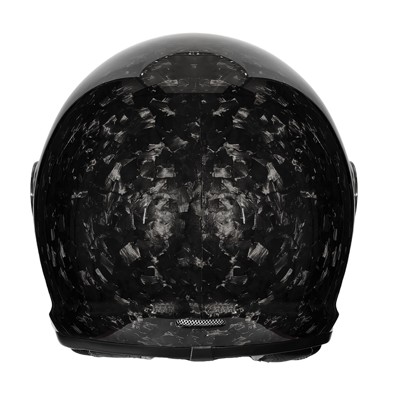 블루투스 기능이 있는 단조 탄소 섬유 소재의 복고풍 풀 - Full Face Motorcycle Helmet With Bluetooth 리뷰 및 가격