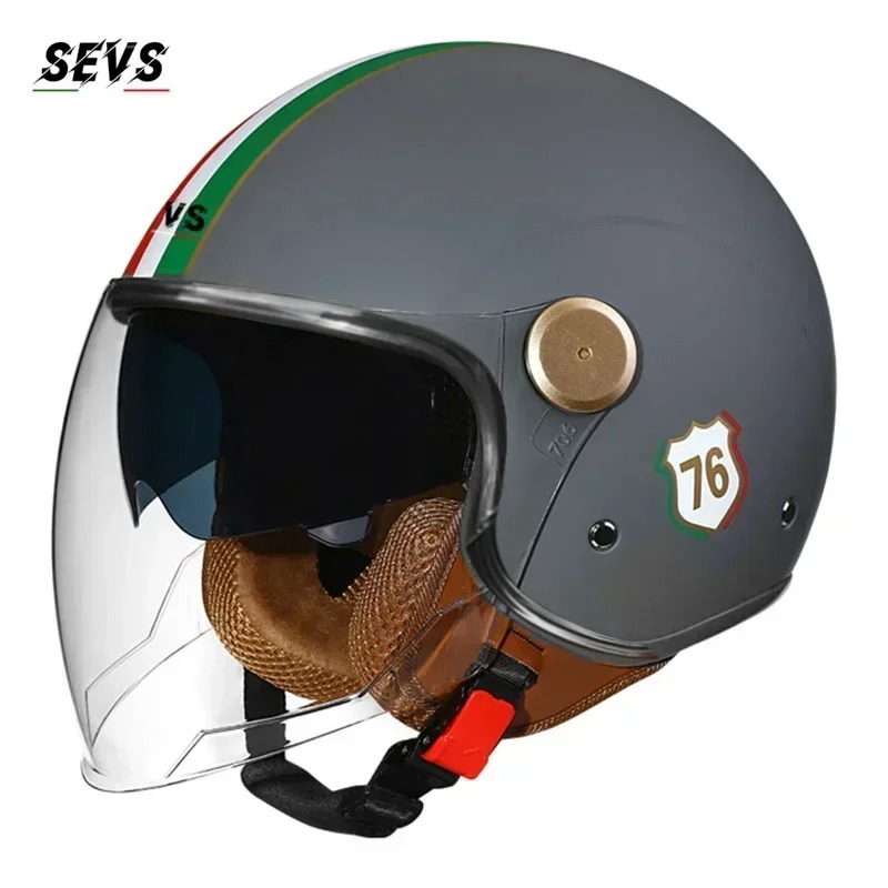 DOT 인증 오픈 페이스 3/4 오토바이 헬멧 레트로  - Vintage Open Face Retro Helmet 리뷰 및 가격