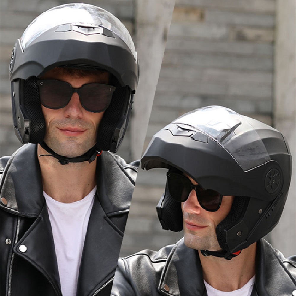 블루투스 남성용 오토바이 헬멧 오토바이 용 풀 페이스  - Full Face Motorcycle Helmet With Bluetooth 리뷰 및 가격