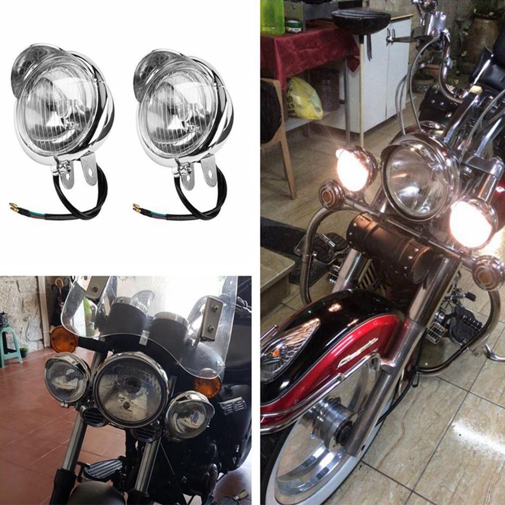 크롬 범용 오토바이 안개등 헤드라이트 램프 DC12V  - Universal Motorcycle Led Headlight Projector 리뷰 및 가격