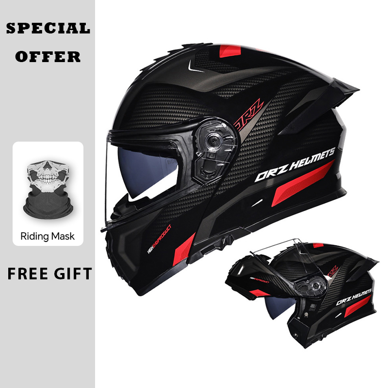 플립업 헬멧 듀얼 바이저 플립업 오토바이 헬멧 남녀 공 - Modular Flip Up Motorcycle Helmet Dot Approved 리뷰 및 가격