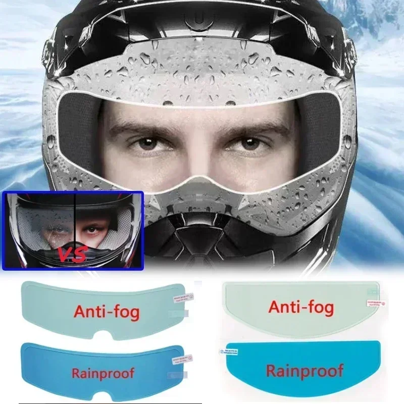 1/4PCS 오토바이 헬멧 투명 패치 필름 안티-안개  - Motorcycle Helmets 리뷰 및 가격