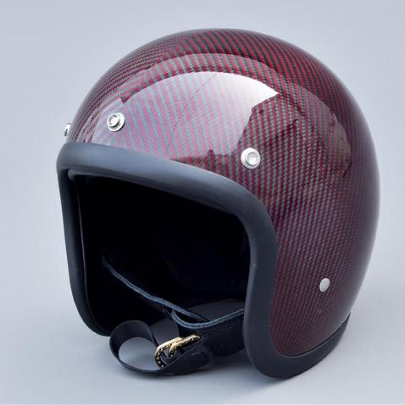 고강도 경량 탄소 섬유 클래식 빈티지 오픈 페이스 헬멧 - Carbon Fiber Lightweight Motorcycle Helmet 리뷰 및 가격