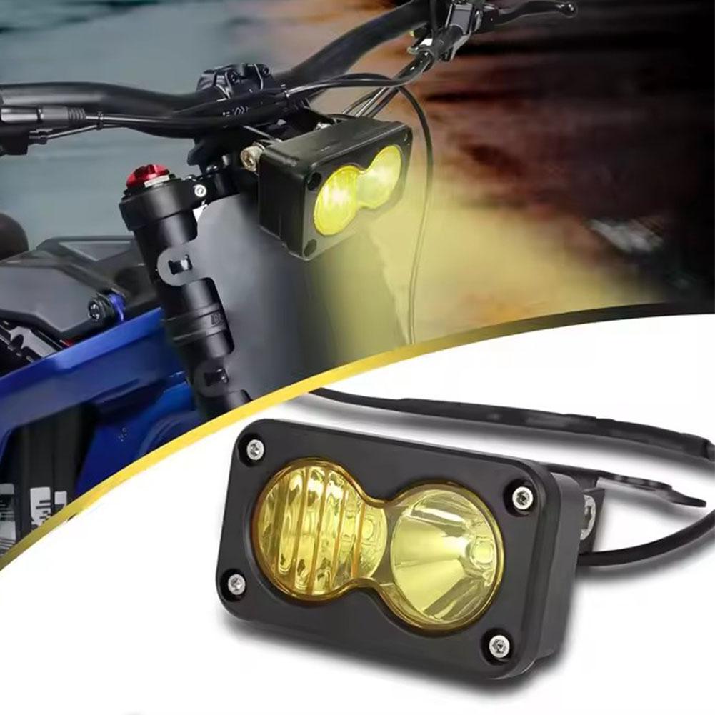 20W LED 헤드라이트 3인치 사각형 투광등 LED  - Universal Motorcycle Led Headlight Projector 리뷰 및 가격