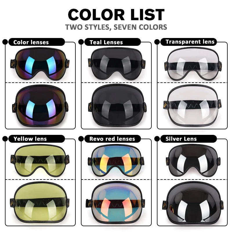 Uchoose 핏 올 빈티지 레트로 오픈 페이스 하프  - Vintage Open Face Retro Helmet 리뷰 및 가격