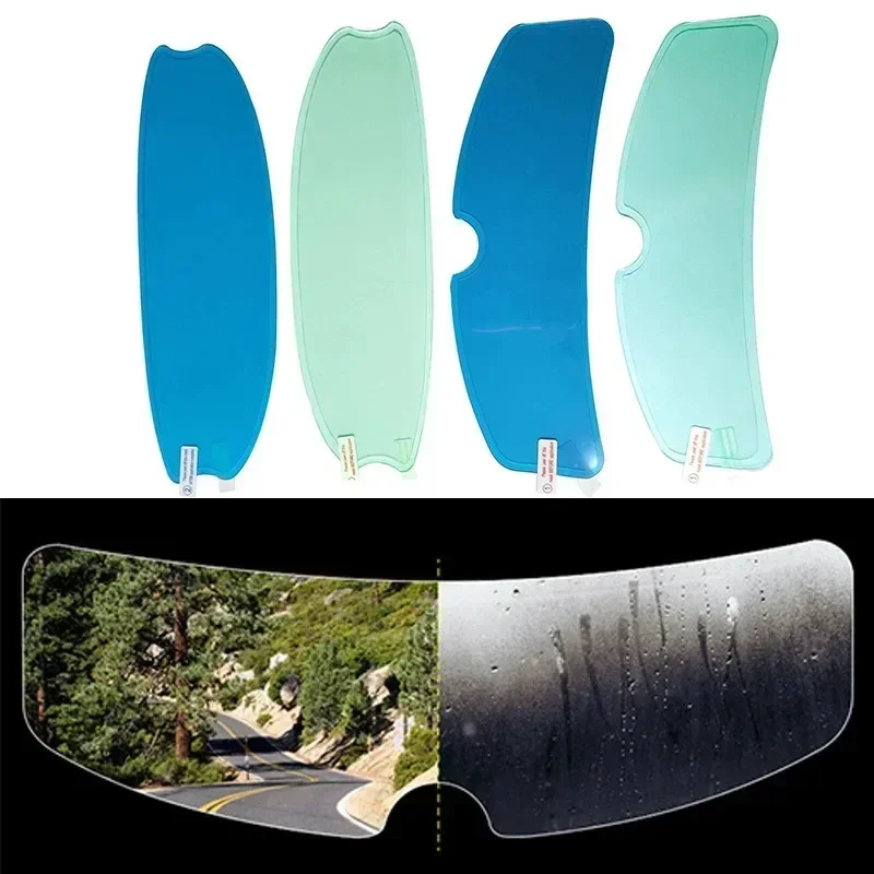 1-4Pcs 오토바이 헬멧 투명 안개 방지 비 필름 고 - Motorcycle Helmets 리뷰 및 가격