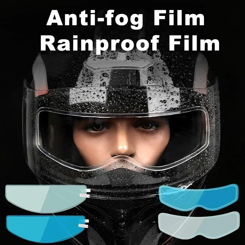 1-4Pcs 오토바이 헬멧 투명 안개 방지 비 필름 고 - Motorcycle Helmets 리뷰 및 가격
