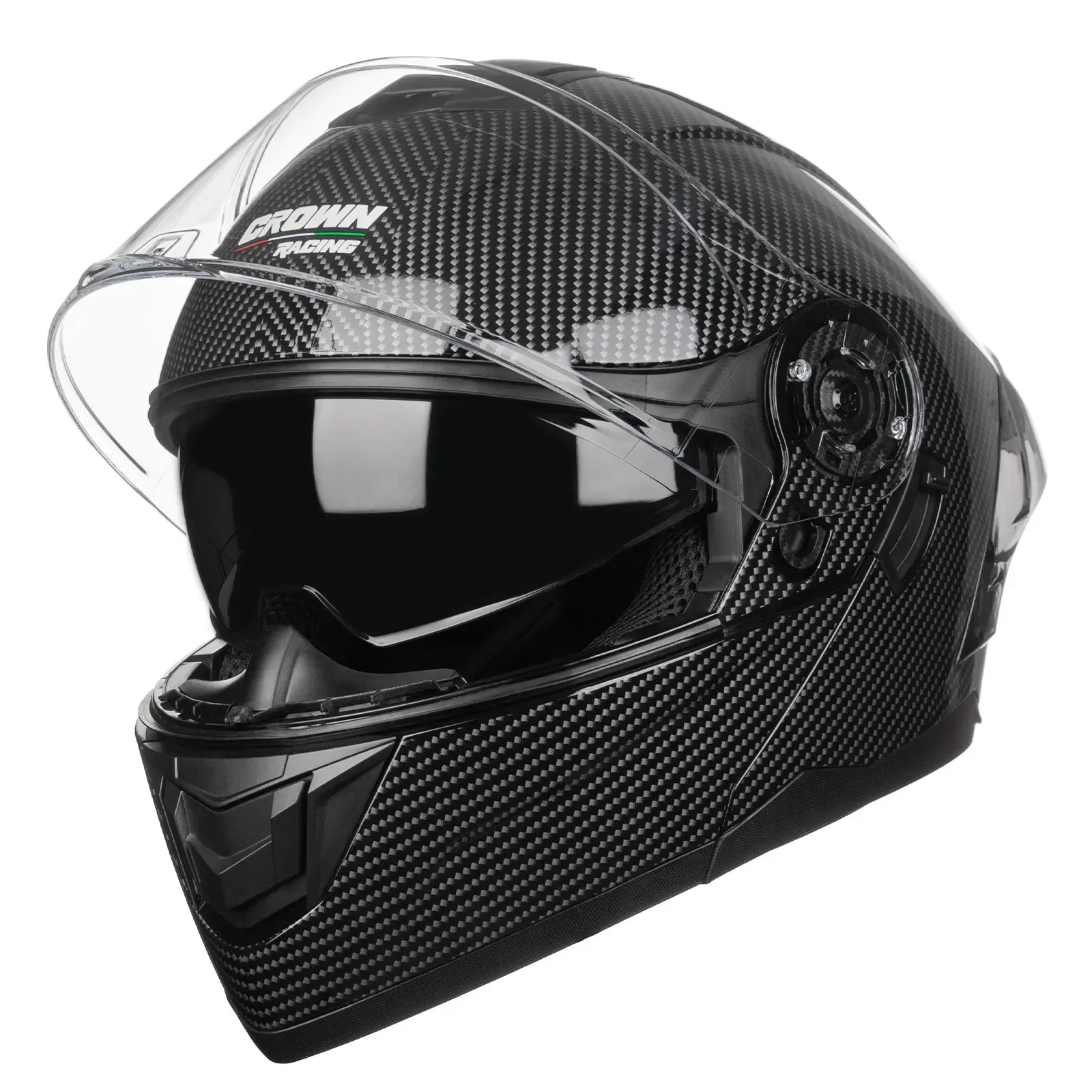 크라운 레이싱 FL900 모듈형 오토바이 헬멧, DOT - Dual Visor Motorcycle Racing Helmet 리뷰 및 가격